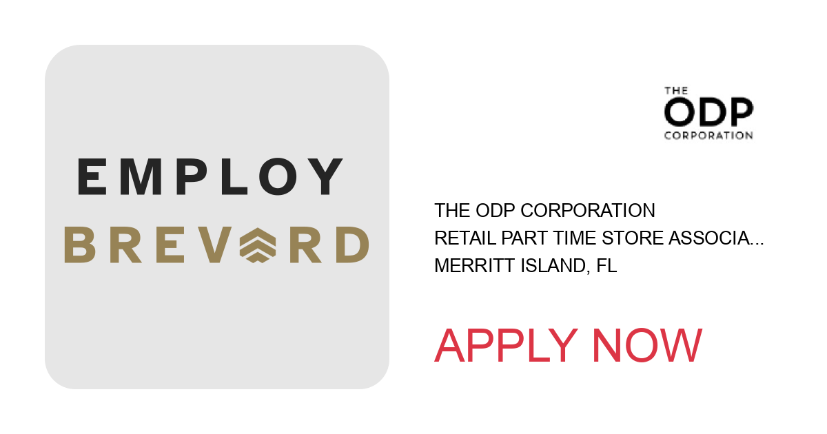 Apply to Retail Part Time Store Associate position with The ODP Corporation in Merritt Island, FL