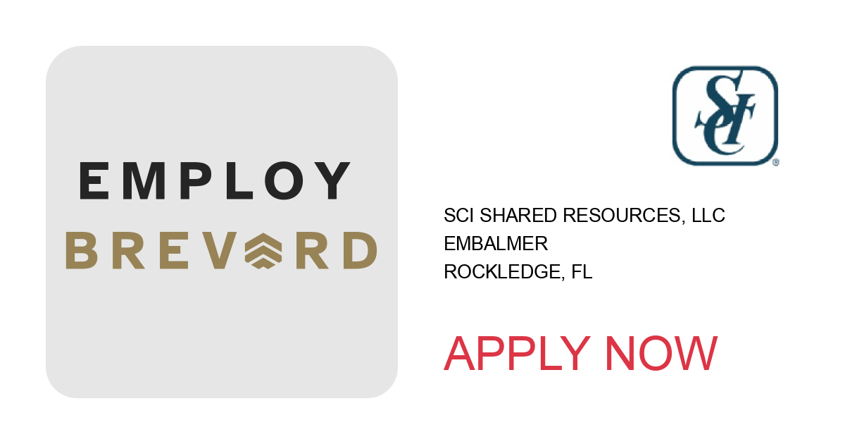 Apply to Embalmer position with SCI Shared Resources, LLC in Rockledge, FL