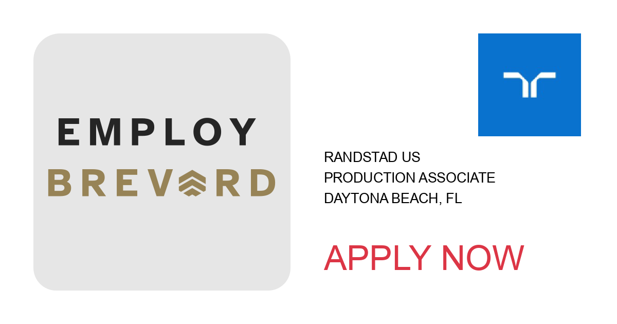 Apply to production associate position with Randstad US in Daytona Beach, FL