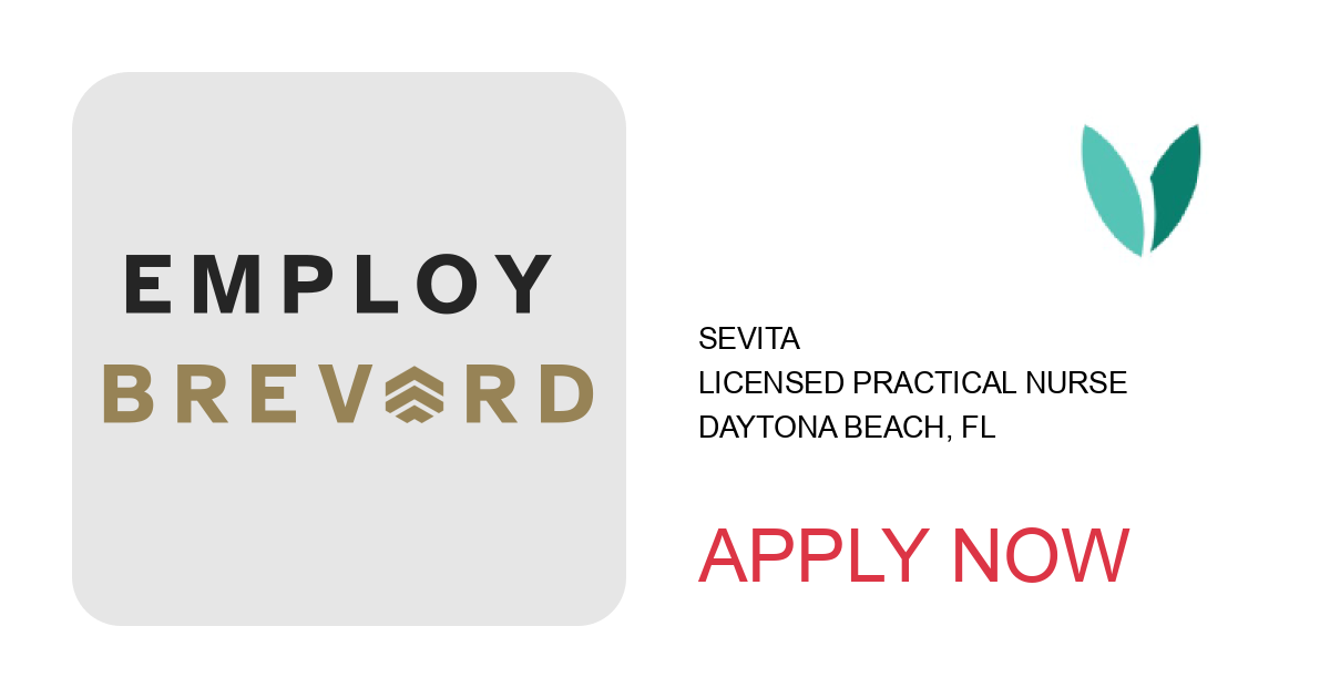 Apply to Licensed Practical Nurse position with Sevita in Daytona Beach, FL