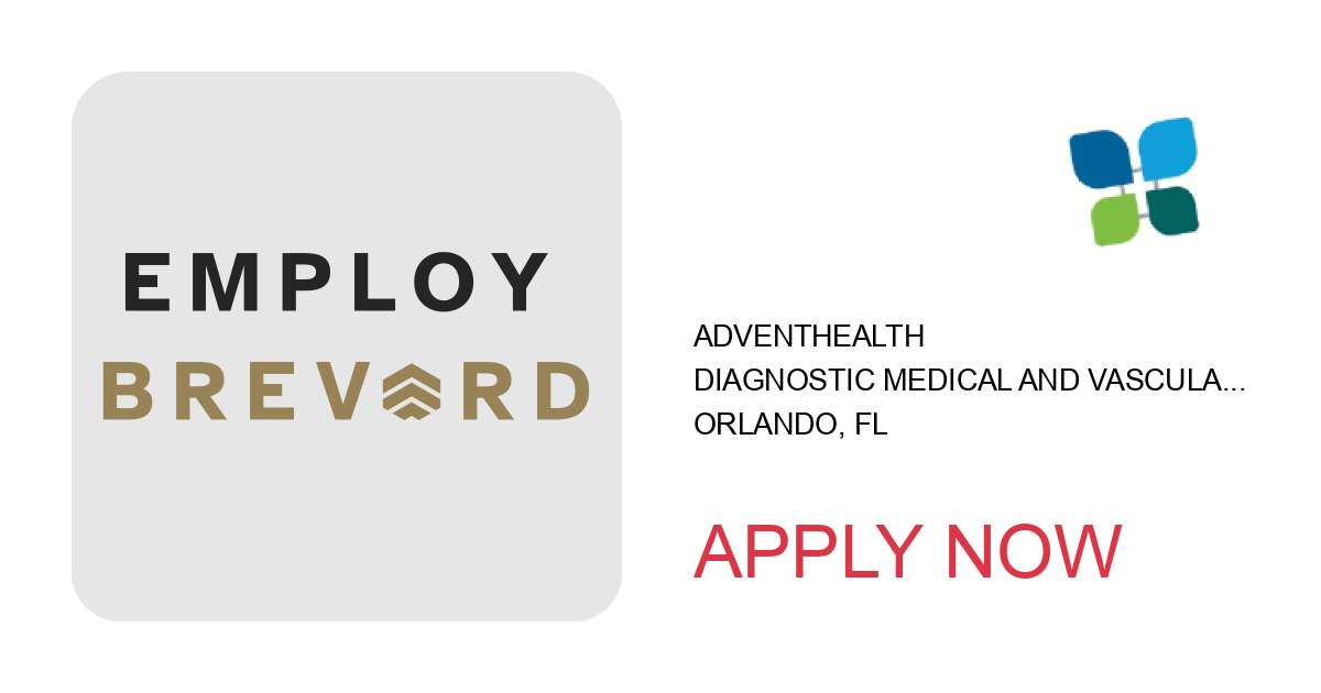 Apply to Diagnostic Medical and Vascular Sonographer PRN position with AdventHealth in Orlando, FL