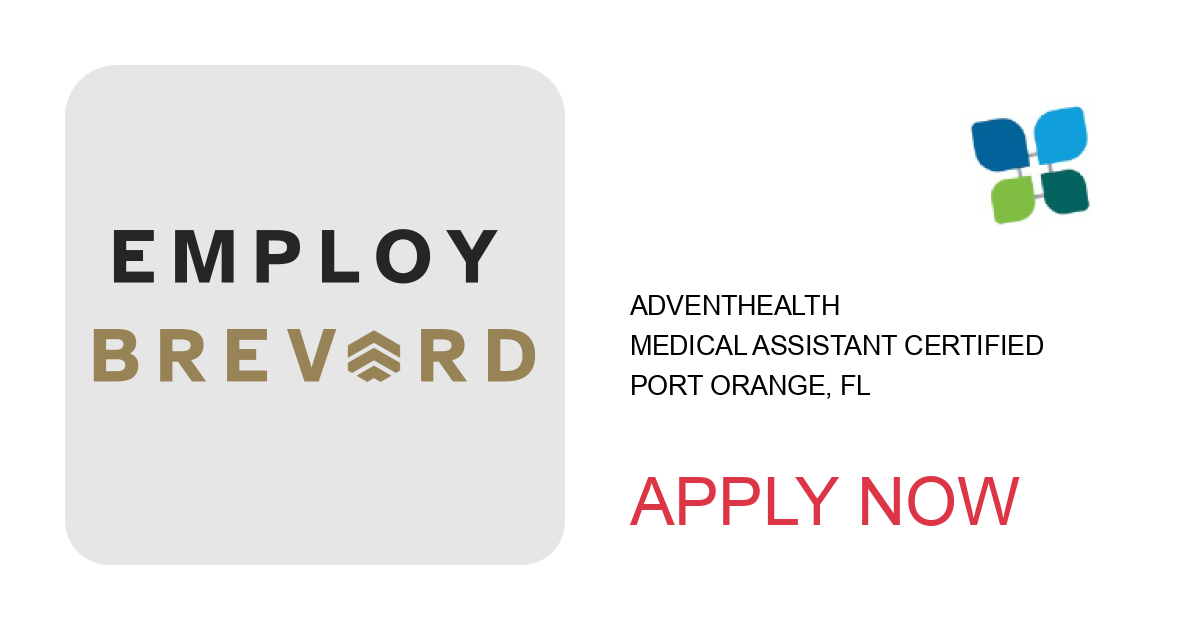 Apply to Medical Assistant Certified position with AdventHealth in Port Orange, FL