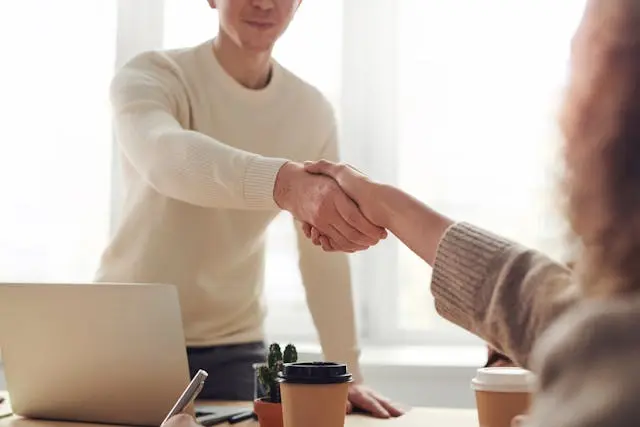 Businesspeople Shaking Hands Image